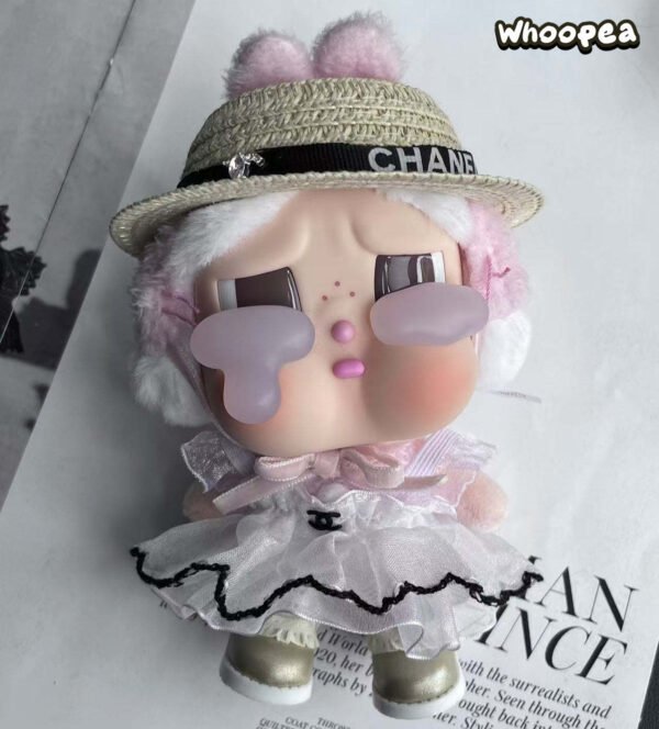 POP MART CRYBABY Replacing Clothes Set, Labubu Chanel Outfit (No Dolls)