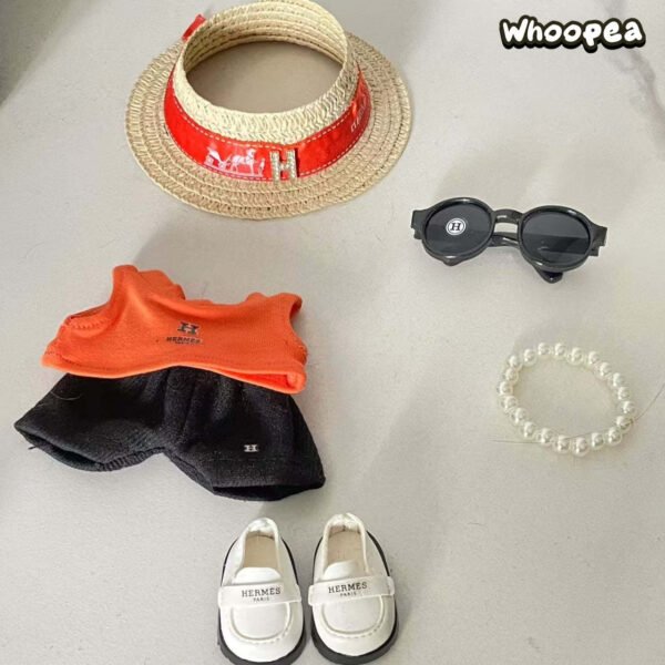 POP MART Labubu Replacing Clothes Set, Labubu Hermès Outfit (No Dolls)
