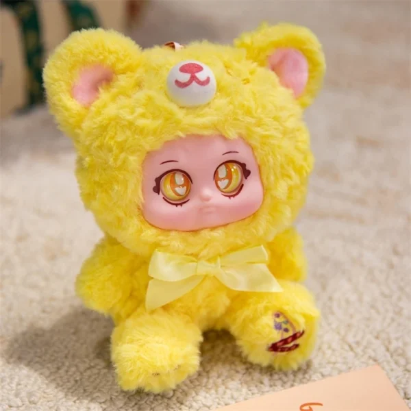Candy Bear Series,Plush Doll Blind Box Figures,Vinyl Face Plush Doll Random Design Action Figures Collectible Toys,Plush Blind Box 1PC (1 of 6 Styles) Cute Collectible Toys Birthday Gifts