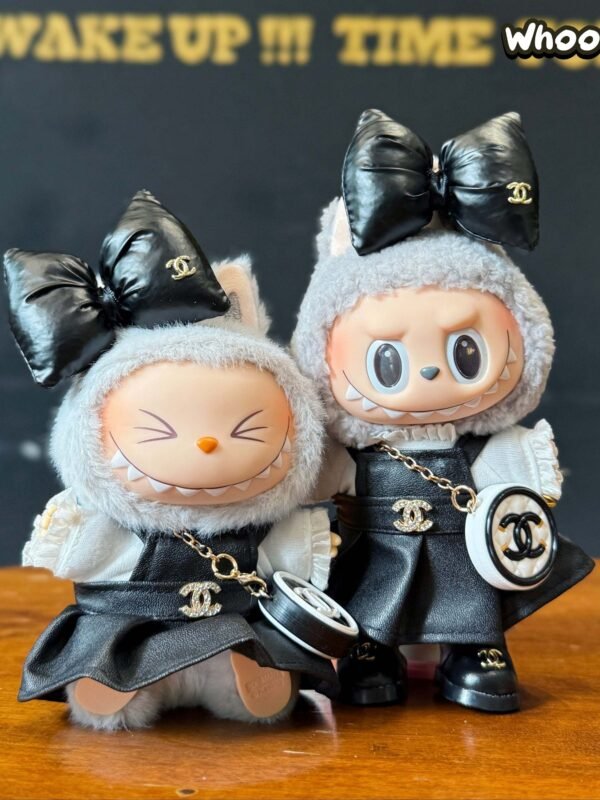 POP MART Labubu Replacing Clothes Set, Labubu Chanel Outfit (No Dolls)