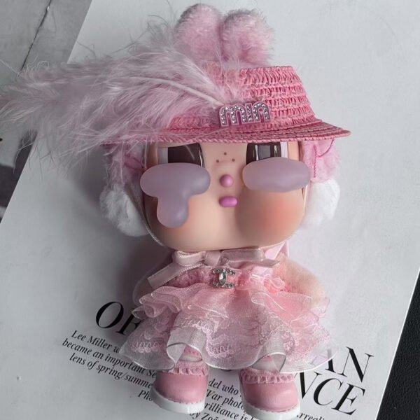POP MART CRYBABY Replacing Clothes Set, Labubu Chanel Outfit (No Dolls)