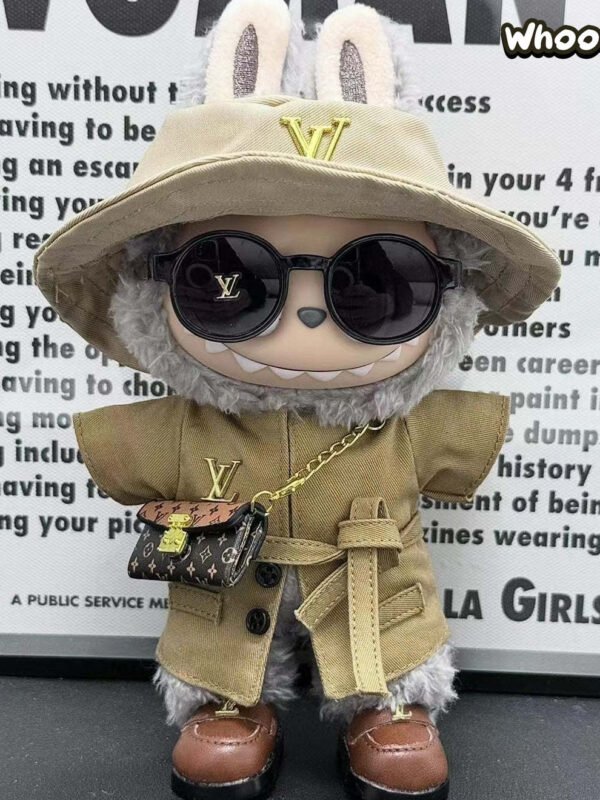 POP MART Labubu Replacing Clothes Set, Labubu Outfit LV (No Dolls)