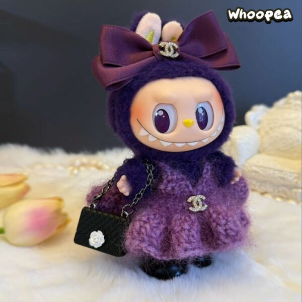 1_7449ed182af98df07875803d814c0c80.jpg POP MART Labubu Replacing Clothes Set, Labubu Outfit Chanel (No Dolls)