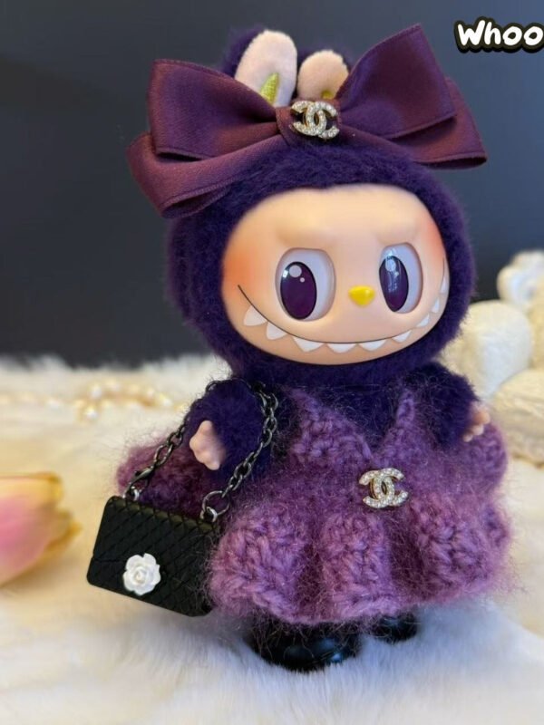 POP MART Labubu Replacing Clothes Set, Labubu Outfit Chanel (No Dolls)