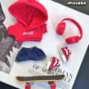 POP MART CRYBABY Replacing Clothes Set, Labubu COCA COLA Outfit (No Dolls)