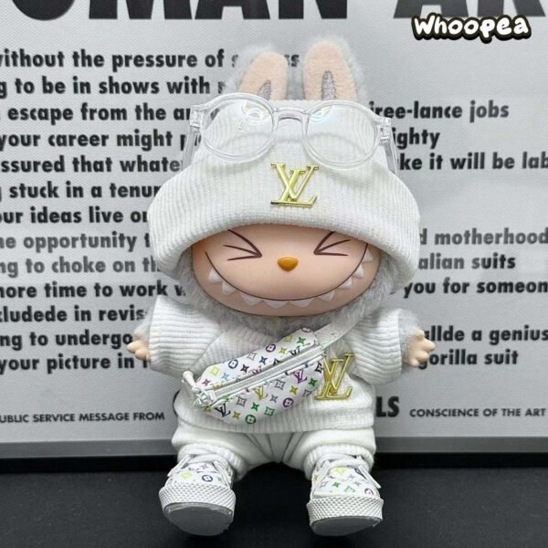 POP MART Labubu Replacing Clothes Set, Labubu Outfit LV