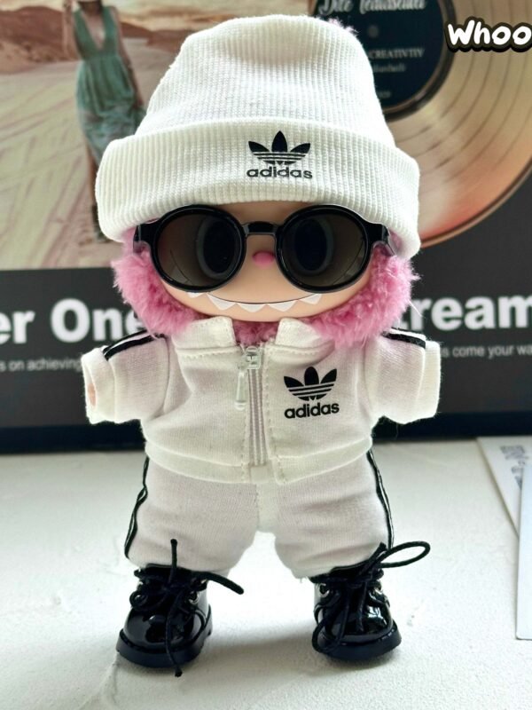 POP MART Labubu Replacing Clothes Set, Labubu Outfit Adidas(No Dolls)