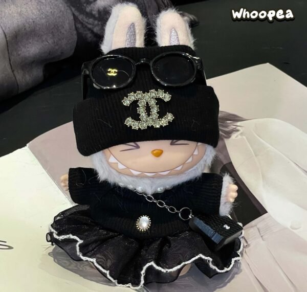 POP MART Labubu Replacing Clothes Set, Labubu Outfit Chanel (No Dolls)