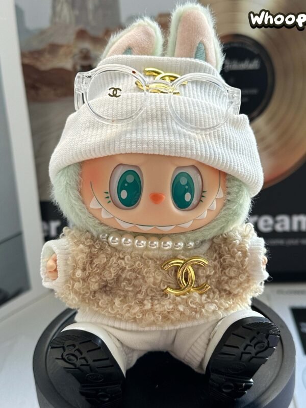 POP MART Labubu Replacing Clothes Set, Labubu Chanel Outfit (No Dolls)