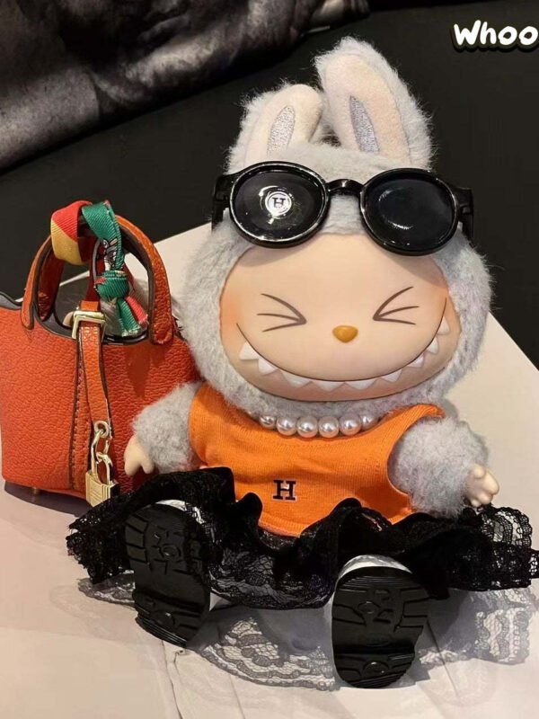 POP MART Labubu Replacing Clothes Set, Labubu Hermès Outfit (No Dolls)
