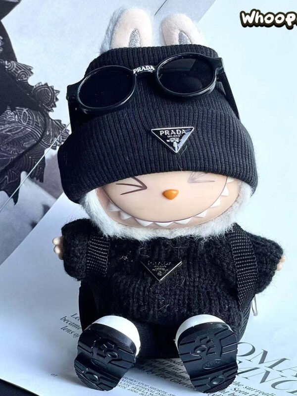 POP MART Labubu Replacing Clothes Set, Labubu Outfit Prada (No Dolls)