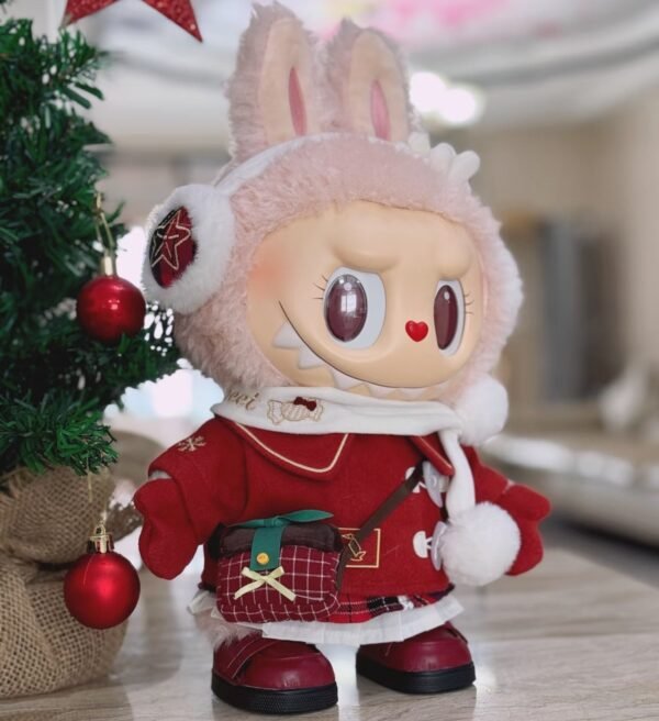 28981730878105_.pic_f65beb1f-6dec-43c3-bd54-2a50d418e998.jpg POP MART Labubu Replacing Clothes Set, Labubu Christmas Outfit for 38cm Labubu (No Dolls)