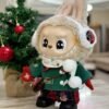POP MART Labubu Replacing Clothes Set, Labubu Christmas Outfit for 38cm Labubu (No Dolls)