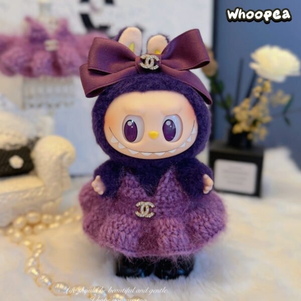 2_2aa783a36c48b1fbc96d3e9b7705bf2d.jpg POP MART Labubu Replacing Clothes Set, Labubu Outfit Chanel (No Dolls)