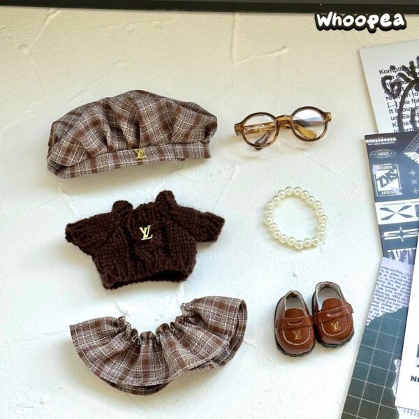 POP MART Labubu Replacing Clothes Set, Labubu Outfit LV (No Dolls)