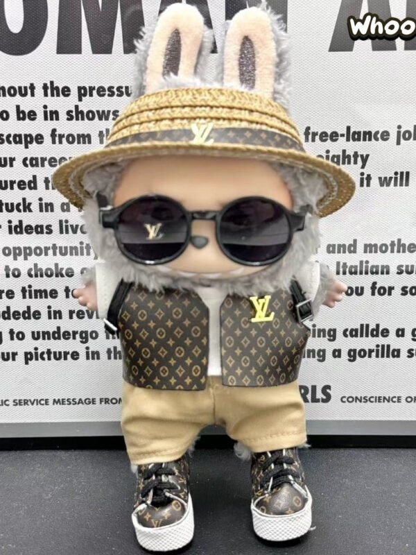 POP MART Labubu Replacing Clothes Set, Labubu Outfit LV (No Dolls)