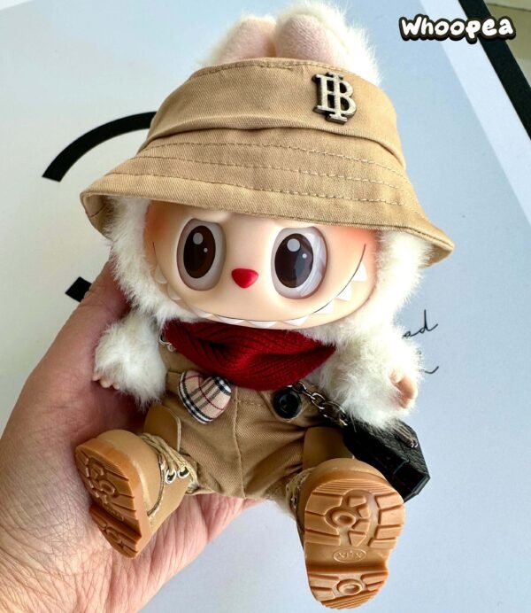 POP MART Labubu Replacing Clothes Set, Labubu Burberry Outfit(No Dolls)