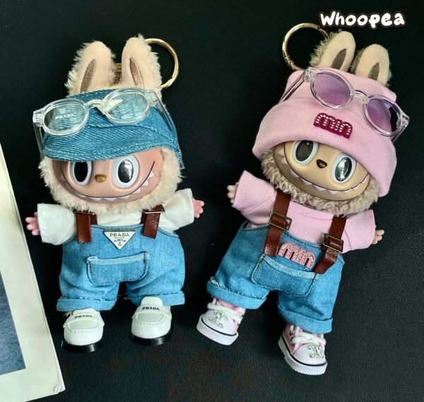 36218cea5edf149954a9dddce7655317.jpg POP MART LABUBU The Monsters Plush Doll Replacing Clothes Set, Labubu New prada Outfit