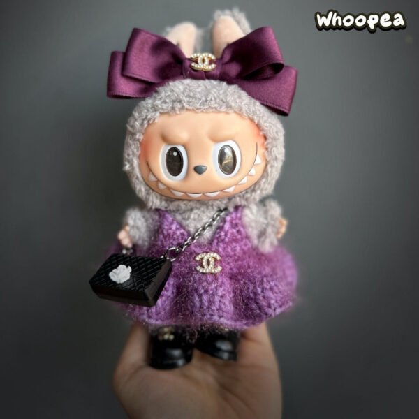 3_932dbff7781fb90afaf37670d7885caa.jpg POP MART Labubu Replacing Clothes Set, Labubu Outfit Chanel (No Dolls)