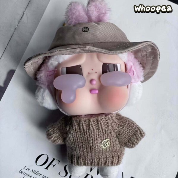 POP MART CRYBABY Replacing Clothes Set, Labubu Chanel Outfit (No Dolls)