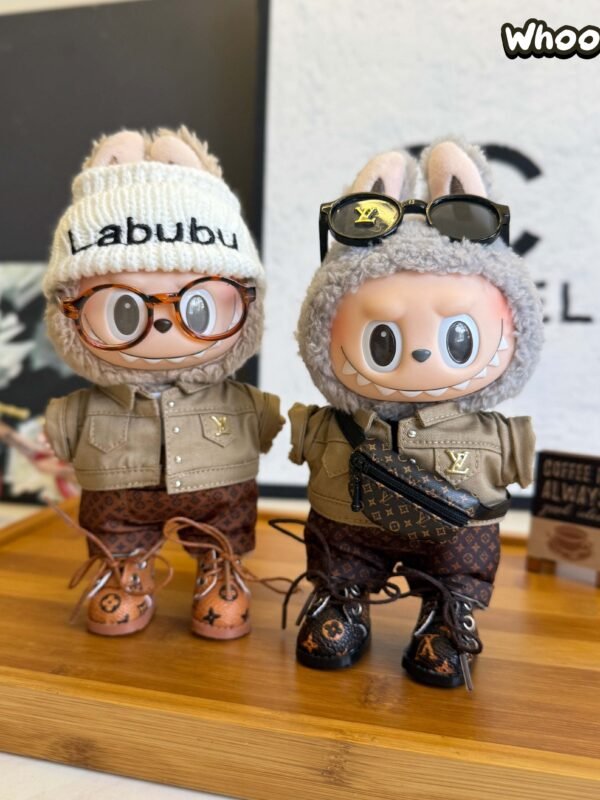 POP MART Labubu Replacing Clothes Set, Labubu Outfit LV (No Dolls)