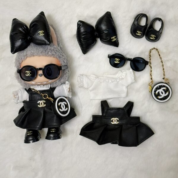 POP MART Labubu Replacing Clothes Set, Labubu Chanel Outfit (No Dolls)