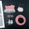 POP MART LABUBU The Monsters Plush Doll Replacing Clothes Set, Labubu Outfit