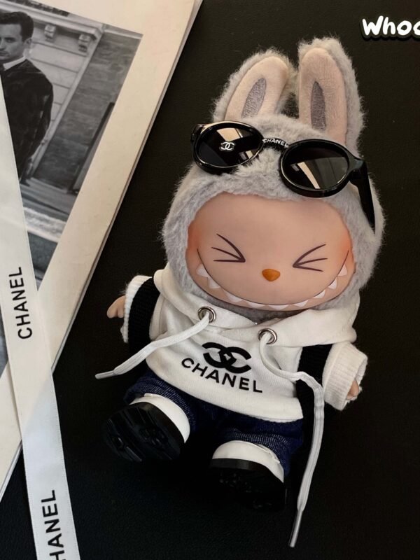 POP MART Labubu Replacing Clothes Set, Labubu Outfit Chanel (No Dolls)