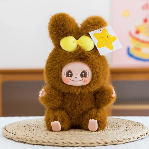 Rabbit Paradise Series,Plush Doll Blind Box Figures,Vinyl Face Plush Doll Random Design Action Figures Collectible Toys,Plush Blind Box 1PC (1 of 6 Styles) Cute Collectible Toys Birthday Gifts