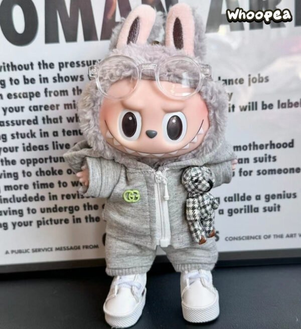POP MART Labubu Replacing Clothes Set, Labubu Outfit GUCCI (No Dolls)