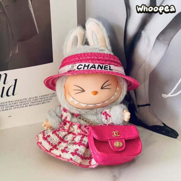 POP MART Labubu Replacing Clothes Set, Labubu Outfit Chanel (No Dolls)