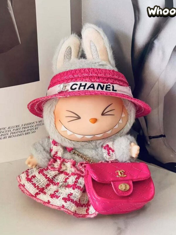 POP MART Labubu Replacing Clothes Set, Labubu Outfit Chanel (No Dolls)