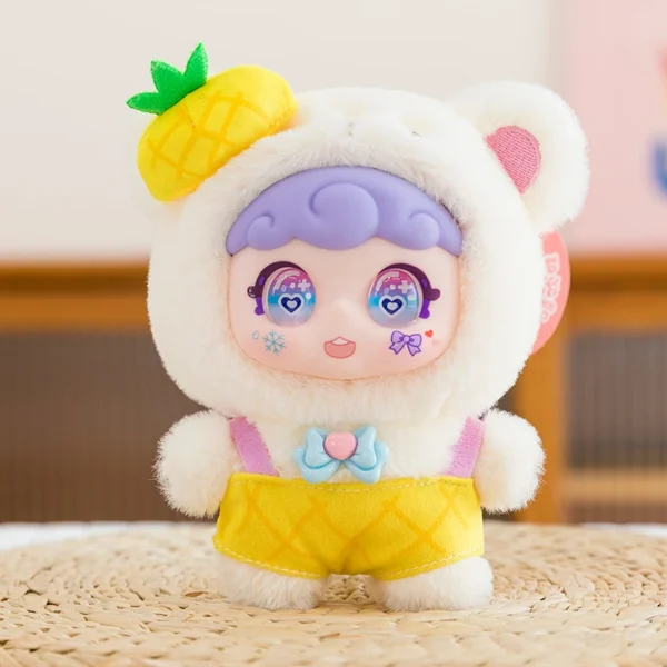Sweet Summer Series,Plush Doll Blind Box Figures,Vinyl Face Plush Doll Random Design Action Figures Collectible Toys,Plush Blind Box 1PC (1 of 6 Styles) Cute Collectible Toys Birthday Gifts