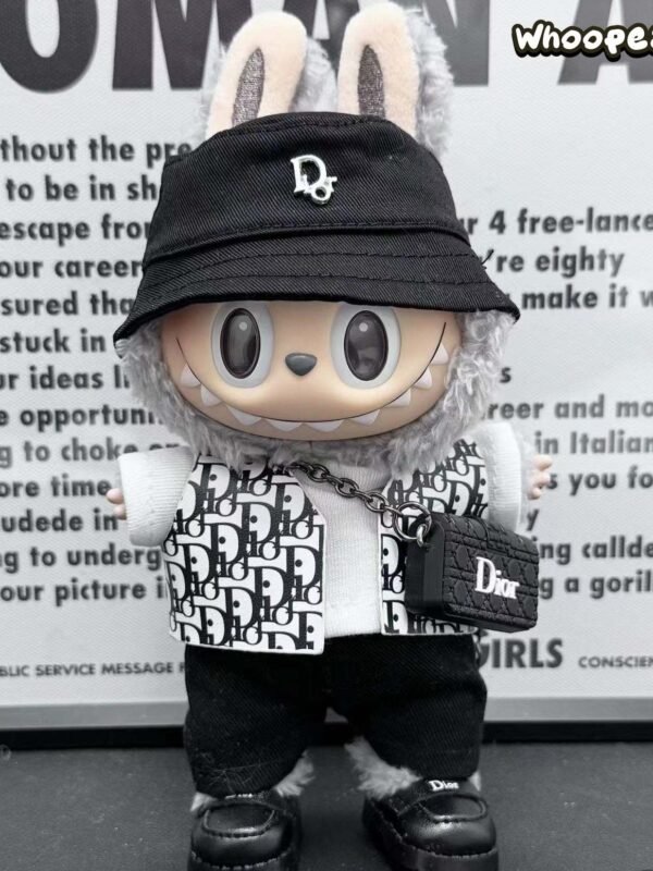 POP MART Labubu Replacing Clothes Set, Labubu Dior Outfit(No Dolls)