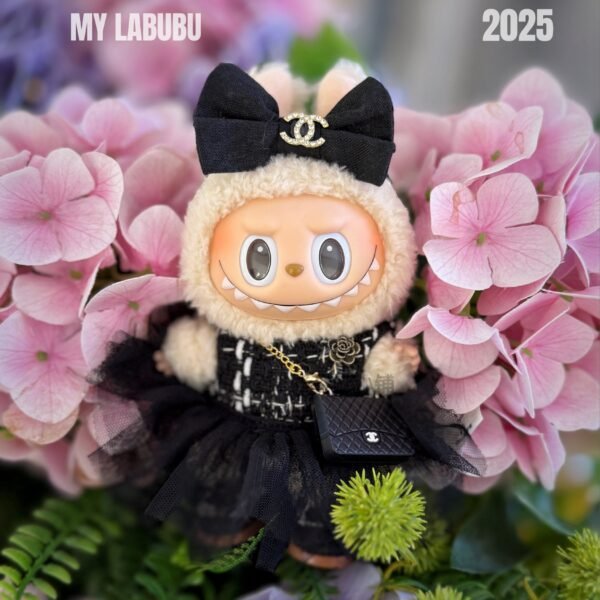 POP MART Labubu Replacing Clothes Set, Labubu Outfit CHANEL (No Dolls)