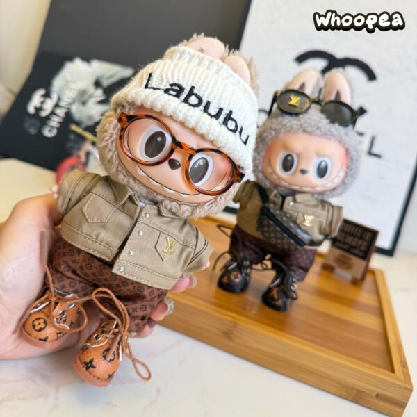 POP MART Labubu Replacing Clothes Set, Labubu Outfit LV (No Dolls)