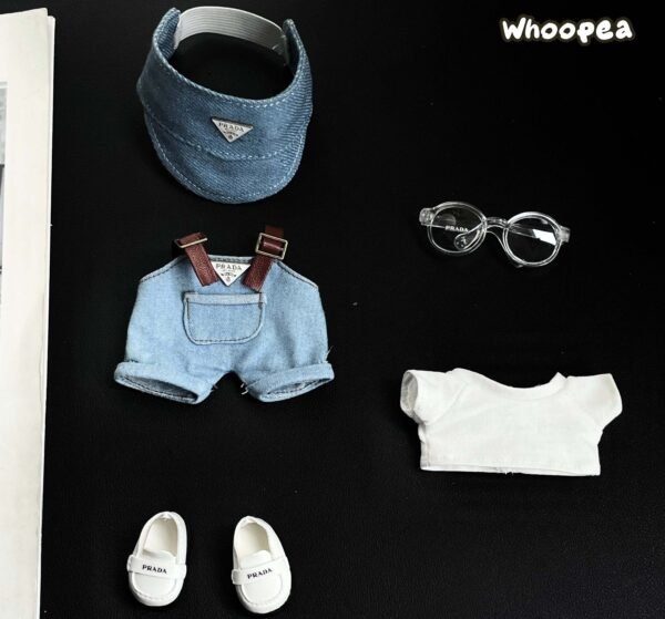 545394cdebdaf4512653afcf03261b63.jpg POP MART LABUBU The Monsters Plush Doll Replacing Clothes Set, Labubu New prada Outfit