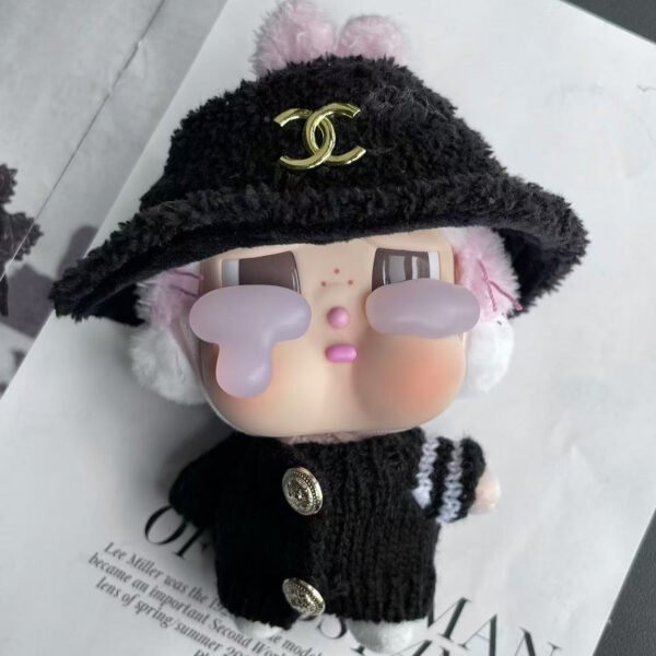 POP MART CRYBABY Replacing Clothes Set, Labubu Chanel Outfit (No Dolls)