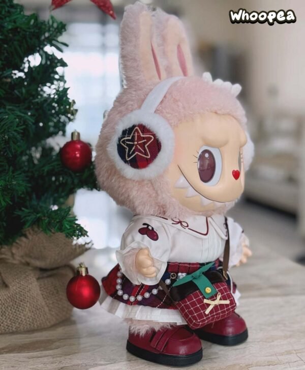 5697d6afb51bc9021b395f9474611922.jpg POP MART Labubu Replacing Clothes Set, Labubu Christmas Outfit for 38cm Labubu (No Dolls)
