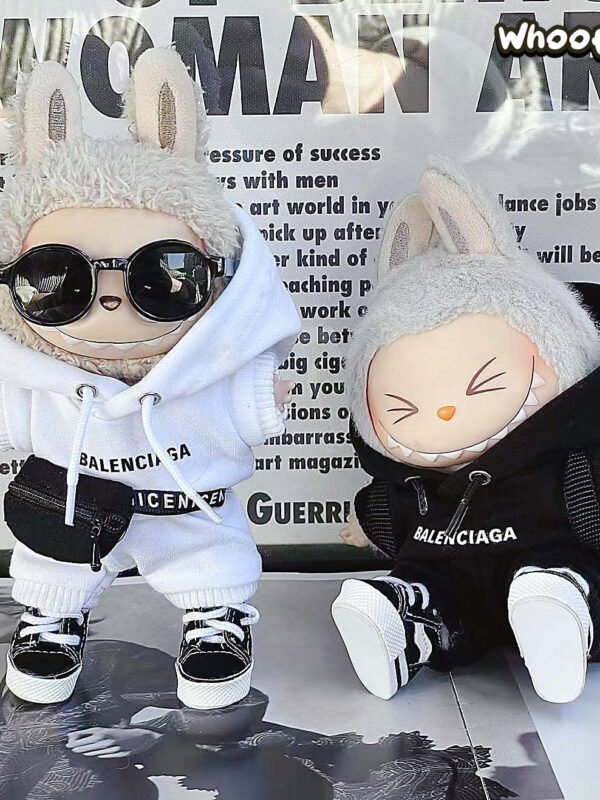 POP MART Labubu Replacing Clothes Set, Labubu Outfit Balenci (No Dolls)