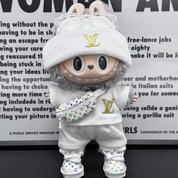 POP MART Labubu Replacing Clothes Set, Labubu Outfit LV
