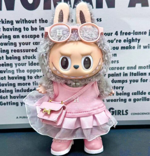 POP MART Labubu Replacing Clothes Set, Labubu Outfit Hermès (No Dolls)