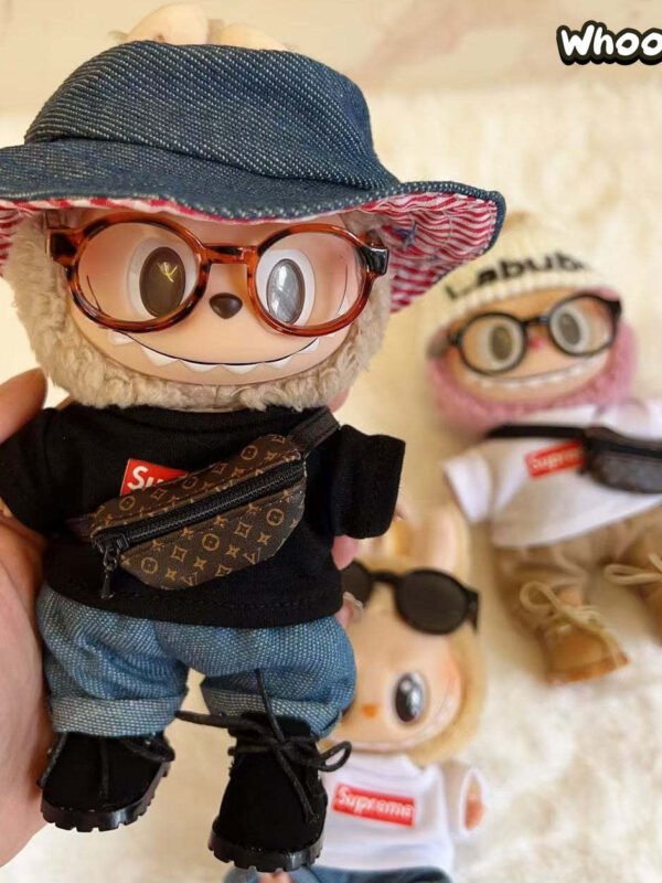 POP MART Labubu Replacing Clothes Set, Labubu Outfit supreme (No Dolls)