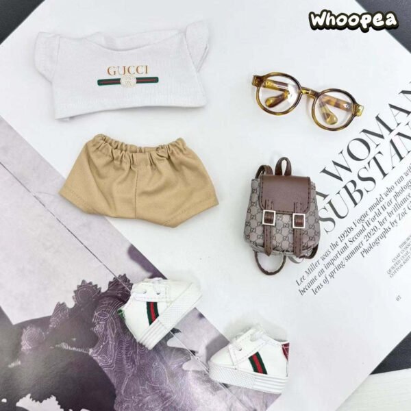 POP MART Labubu Replacing Clothes Set, Labubu Outfit GUCCI (No Dolls)