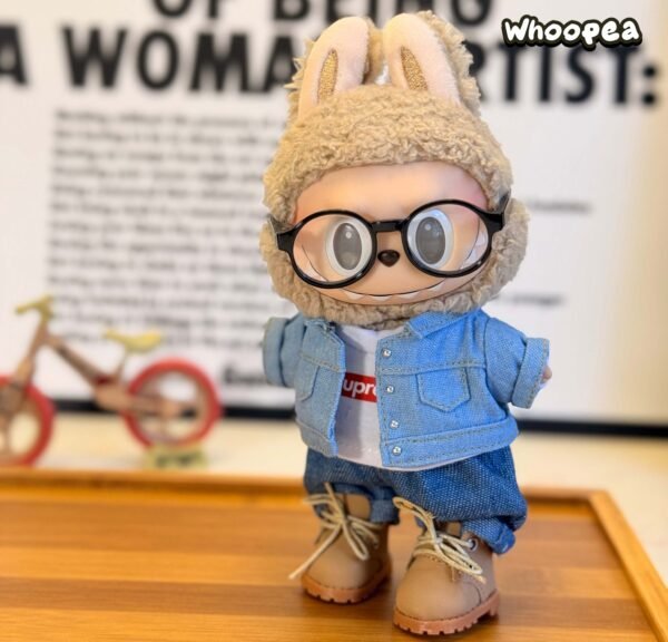 POP MART Labubu Replacing Clothes Set, Labubu Outfit supreme (No Dolls)