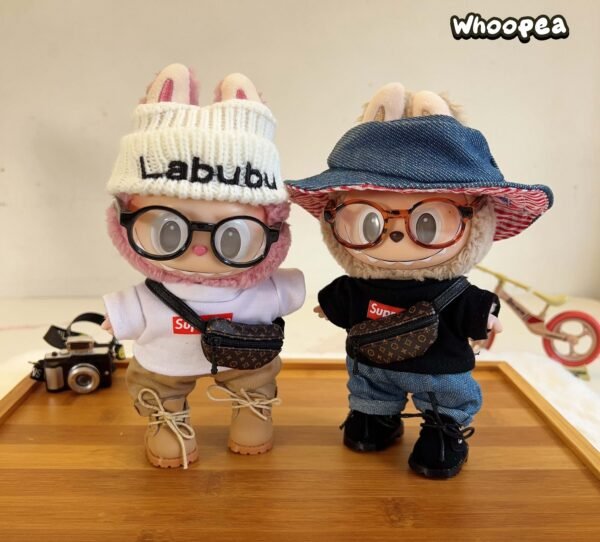 POP MART Labubu Replacing Clothes Set, Labubu Outfit supreme (No Dolls)