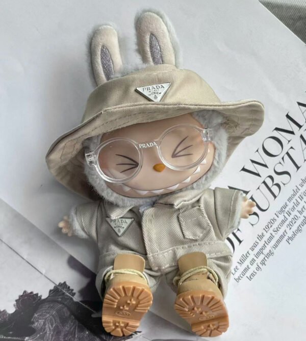 POP MART Labubu Replacing Clothes Set, Labubu Outfit Prada (No Dolls)