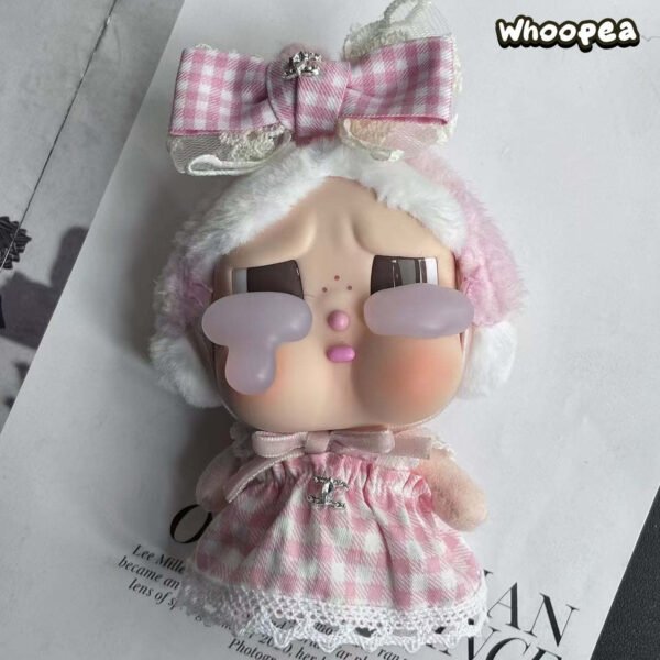 POP MART CRYBABY Replacing Clothes Set, Labubu Chanel Outfit (No Dolls)