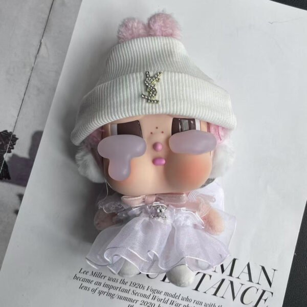 POP MART CRYBABY Replacing Clothes Set, Labubu Chanel Outfit (No Dolls)