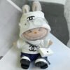 POP MART Labubu Replacing Clothes Set, Labubu Chanel Outfit (No Dolls)